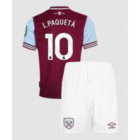 West Ham United Lucas Paqueta #10 Heimtrikot 2024-25 Kurzarm (+ kurze hosen)